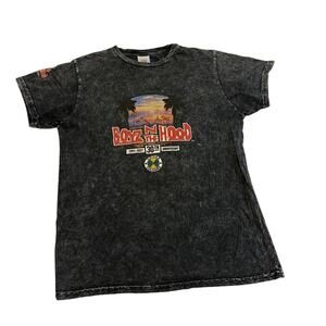 Cross Colours Boys N The Hood 30th Anniversary T-shirt Gray Acid Wash Men Small